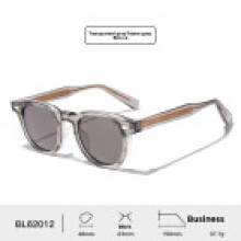(Gray Gray)Lunettes rétro minimalistes femmes hommes Uv400 Uv pare-soleil lentille PC pour Fashion Street