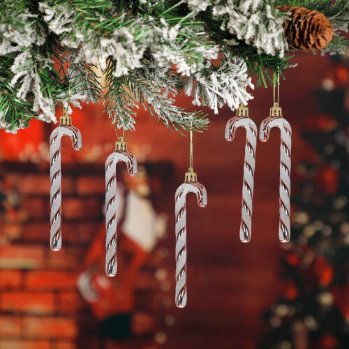 Red Shatterproof Plastic Christmas Ball Ornaments 6 Pcs 2