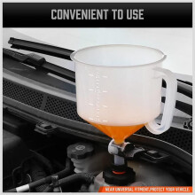 15Pcs Car Accessories Fit Universal Vehicles Pour Oil Tool Spill Proof Coolant Filling Kit Plastic Filling Funnel Spout
