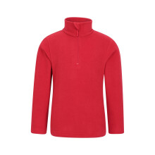 (11-12 Years, Red) Mountain Warehouse Childrens/Kids Camber II Half Zip Fleece Jacket