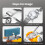 Comprehensive Watch Battery Replacement Kit with Multi-Tool Screwdriver and Case Opener 5