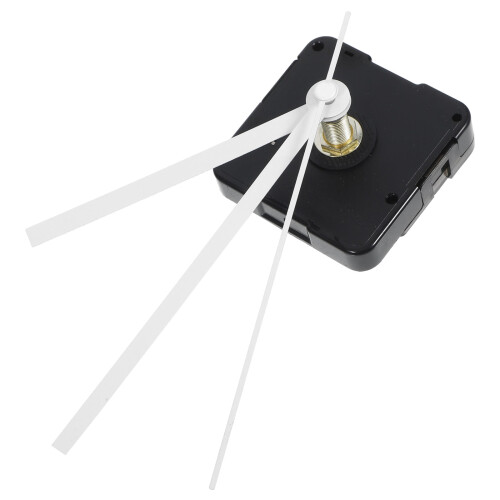 Clock Movement Kit White Aluminum 1 Set