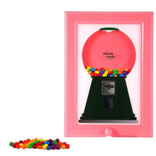 Snoepdispenser Fotolijst, Wanddecoratie Snoepdispenser Kauwgombal Displaylijst Cadeau voor Kamerdecoratie