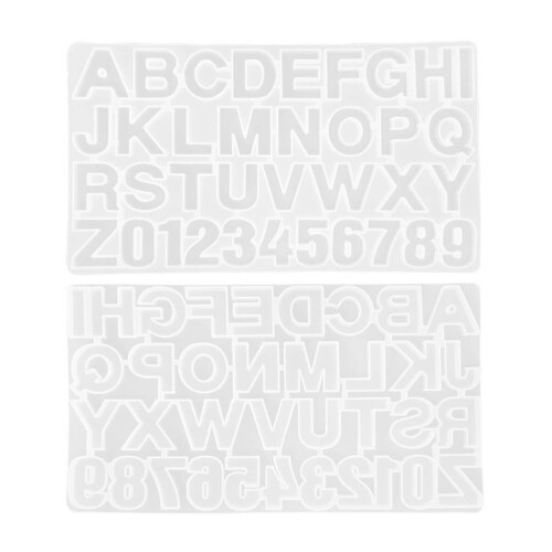 Epoxy Resin Letter Molds for Crafting and Decoration