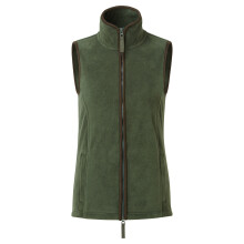 (L, Moss Green/Brown) Premier Womens/Ladies Artisan Fleece Gilet