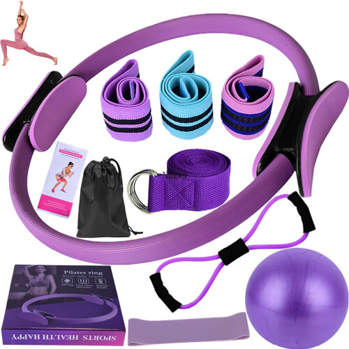 Pilates Essentials Kit for Women 11-Piece Grey