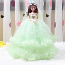 Princess Doll Wedding Dress Toy 17.7 in with Movable Joints