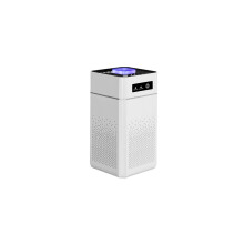 Purificateur d'air HEPA pour grandes pièces - Filtre tout-en-un, mode nuit silencieux (20 dB), flux d'air spiralé à 360, él