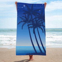 Ultra Microfiber Printed Beach Towel 55.1x27.5 Inch 2 or 4
