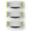 Compatible avec pourLames de rechange Philips - Lot de 3 (1 an d'utilisation) - QP2520 1