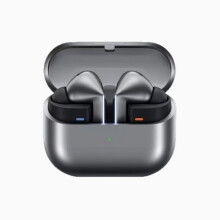 Compatibile con gli auricolari Bluetooth Galaxy Buds3 Pro neri, dotati di cancellazione del rumore ANC e modalità audio ambie