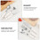 Stainless Steel Children Tableware Set 3 Pieces White 6