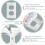 Foam Outlet Insulation Pads 4" x 2.5" 75 pcs 3