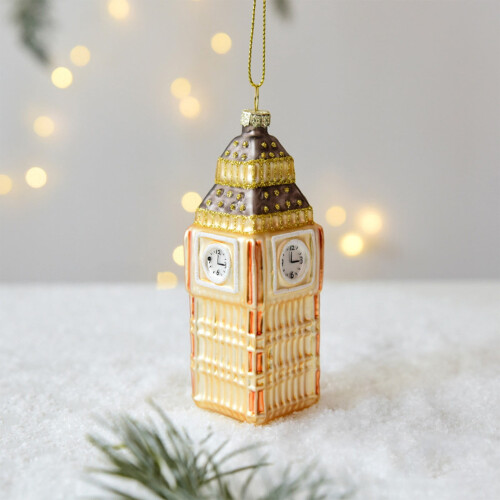 Glass Christmas Tree Ornaments Decorative Holiday Hanging