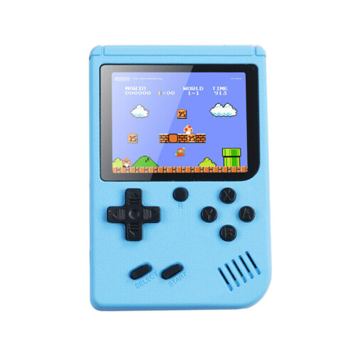 (Blauw) Draagbare videogameconsole met ingebouwde spellen