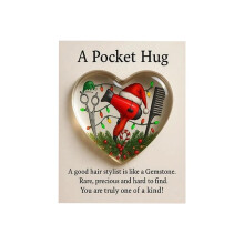 Pocket Hug Heart Gift with Card Red