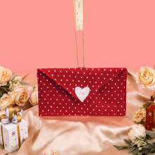 Red Envelope Valentine's Day Love with Red Heart 1 Piece