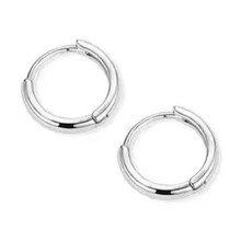 ZHXXCUM Hinged Hoop Huggie Earrings 8x10x12mm