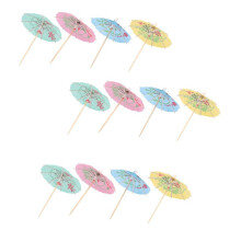 300 Mixed Paper Cocktail Umbrellas Parasols for Party Tropical Drinks Accessories