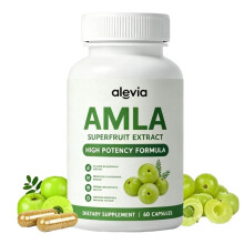 1 Bottle Organic Amla Indian Gooseberry 60 Capsules