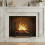 Homcom HOMCOM Floral 3-Panel Folding Fireplace Screen for Protection, Black 1