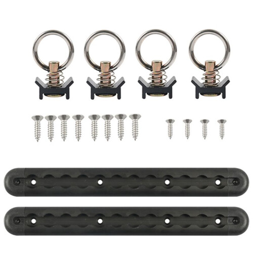 Track Fixed Circular Slide Rail Lock RV Trailer Modification L-Shaped Track Trailer Tie Track 2