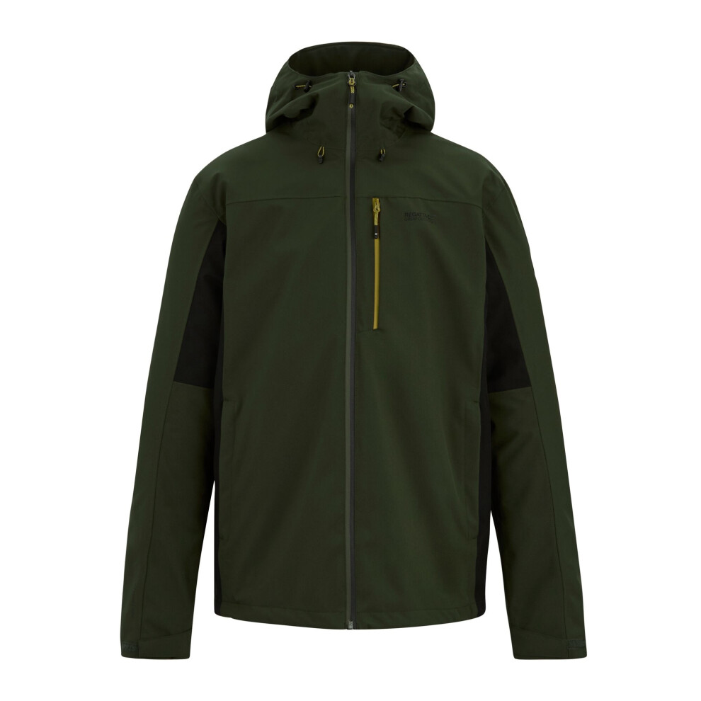 Regatta (S, Dark Khaki/Black) Mens Birchdale Ii Waterproof Jacket
