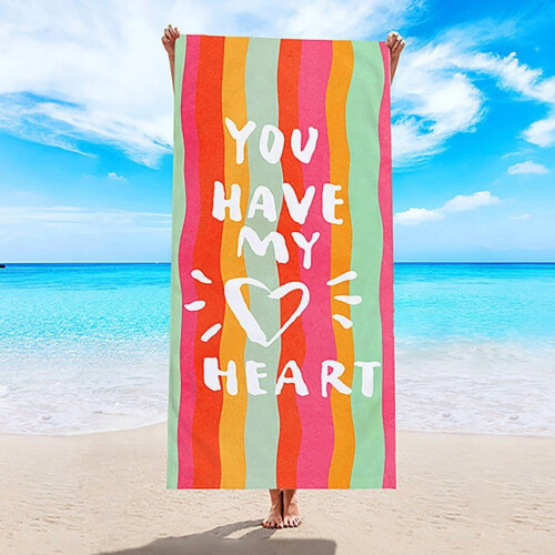 Beach Towel Microfiber Quick-Drying Double-Sided Velvet