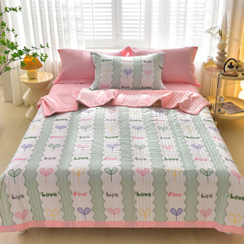 Cotton Summer Comforter King Size 71x79 in