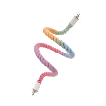 Bird Rope Perch Colorful Bendable Toy for Cockatiels