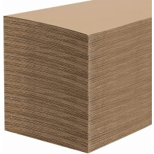 Kraft Corrugated Cardboard Sheets 12x9 Inch 2mm 100 Pcs