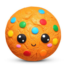 (Style 1) Squishy Emoji Cookies Pizza Hamburg Slow Rising Stress Toy Reliever Squeeze