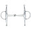 (5.5in, Silver) Shires Jointed Horse Eggbutt Snaffle Bit 1