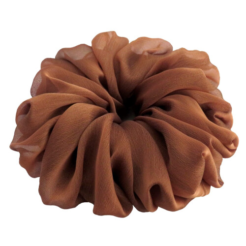 Soft Chiffon Scrunchies 38 Colors Large Ponytail Holders