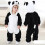 Toddler Panda Hooded Romper Halloween Outfit 1