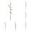 Easter Egg Flower Picks Artificial Twig Branches 10 pcs 1
