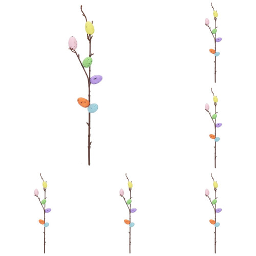 Easter Egg Flower Picks Artificial Twig Branches 10 pcs