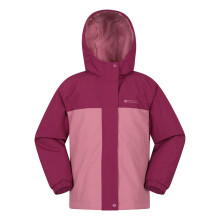 (7-8 Years, Pink) Mountain Warehouse Childrens/Kids Polar Zone Printed Jacket & Salopettes Set
