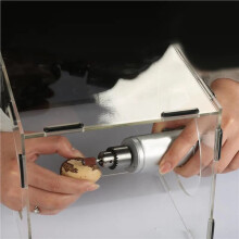2X Enclosed Grinding Dust Box Cover Polishing Dust Hood Dustproof Transparent Dust Hood Square