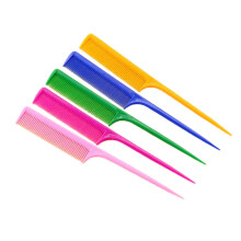 Hair Comb Set 5 pcs Fine Tooth Rat Tail Black
