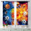 Basketball Curtains Blue 2 Panels 55x39 inch 4