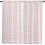 Pink striped window curtains 42x63 inches modern rustic 2