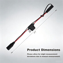 SAE Extension Cord for Genius Battery Chargers, 14AWG SAE Connector Cable