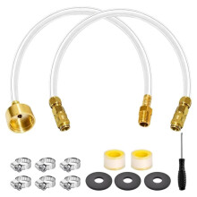 Hydraulisches Lenkbleed-Kit für Seastar-Systeme, Schnellanschluss und Auslaufsicher mit Messinganschluss, Lenkablass für das Boot