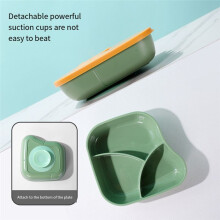 Bento-Box für Kinder - Auslaufsichere Lunchbox mit Fächern, Mikrowellen- und Spülmaschinenfest, Kinder-Essteller B