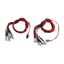 2 Pz 6LED Fari LED Luce Fari Luce Posteriore per Hsp Redcat Rc4wd per per Axial Scx10 D90 Hpi Auto RC