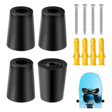 4-Piece Vertical Ski Hanger with Screw Expansion Anchors Vertical Ski Storage to Safely Store and Display Your Skis A