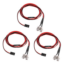 3 Pz 2LED Fari LED Luce Posteriore per Hsp Rc4wd per per Axial Scx10 D90 Hpi Auto RC Crawler Blu