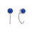 925 Sterling Silver Half Hoop Earrings Hypoallergenic 1