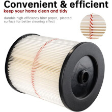 17816 Filter for 9-17816 Wet Dry Vac Replacement Filter for 5/6/8/12/16/32 Gallon